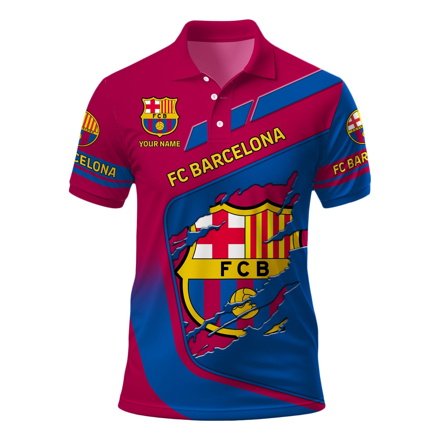 Personalized Barcelona 3D Full Printing Set , Barcelona Shirt , Hoodie , Short , Polo ,hawaii V38