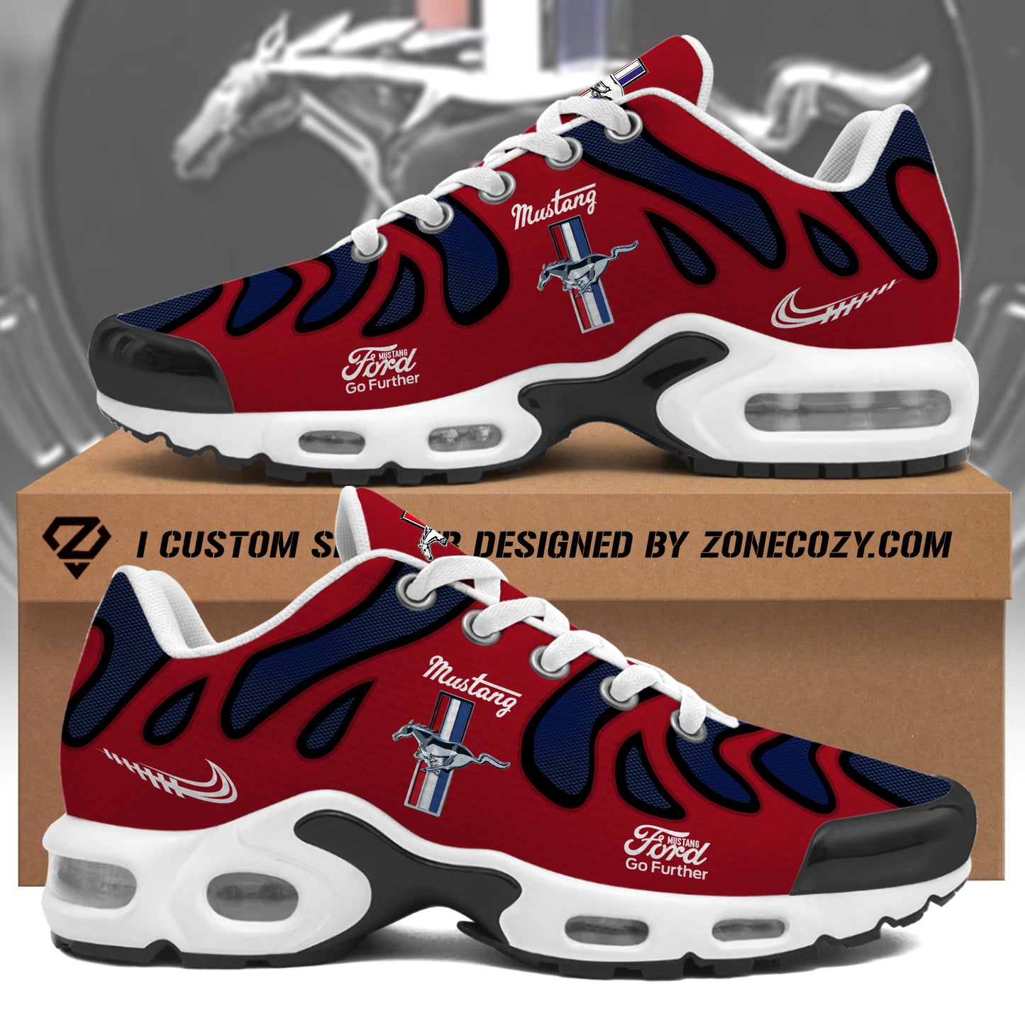 F Mustang Sport Air Cushion Sneaker V6