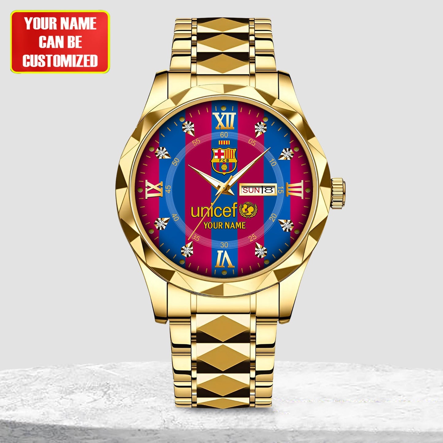 Personalized Barcelona FC 2010 Alloy Charley Watch