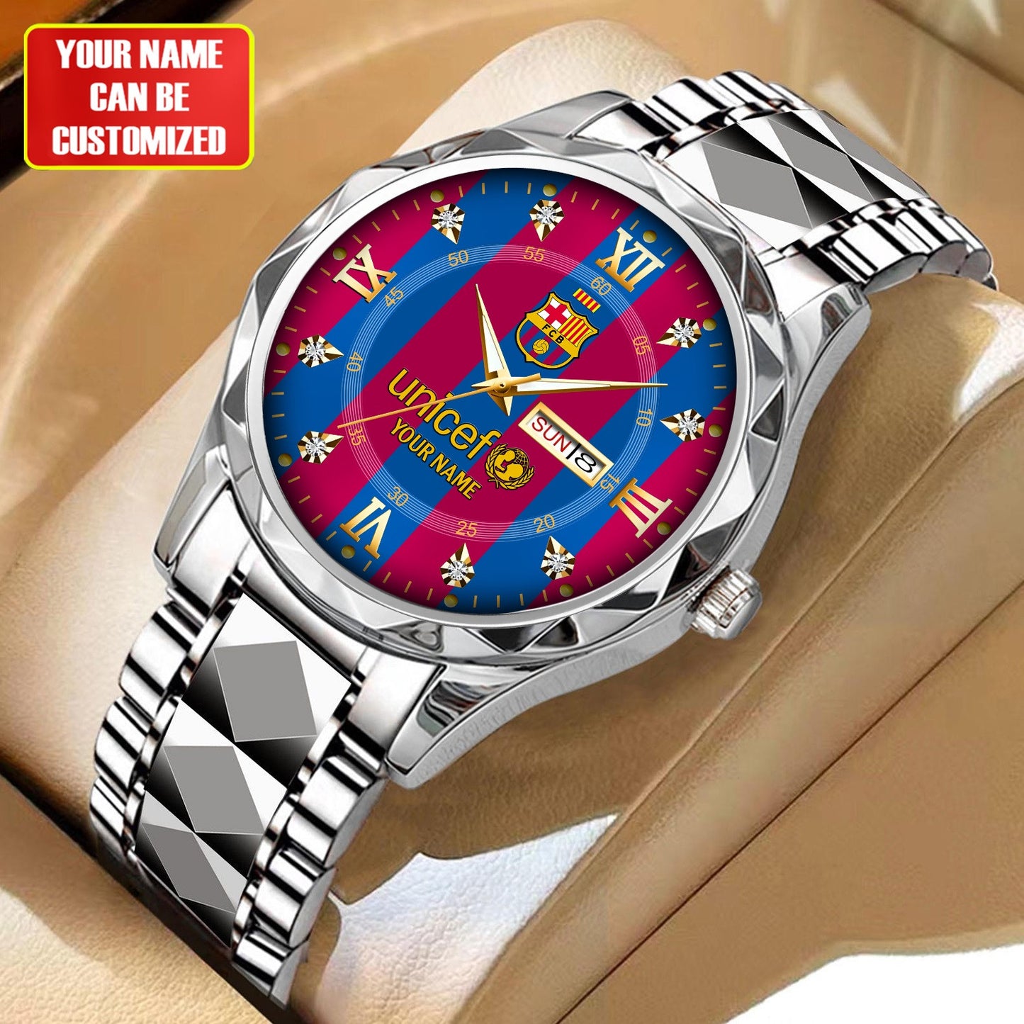 Personalized Barcelona FC 2010 Alloy Charley Watch