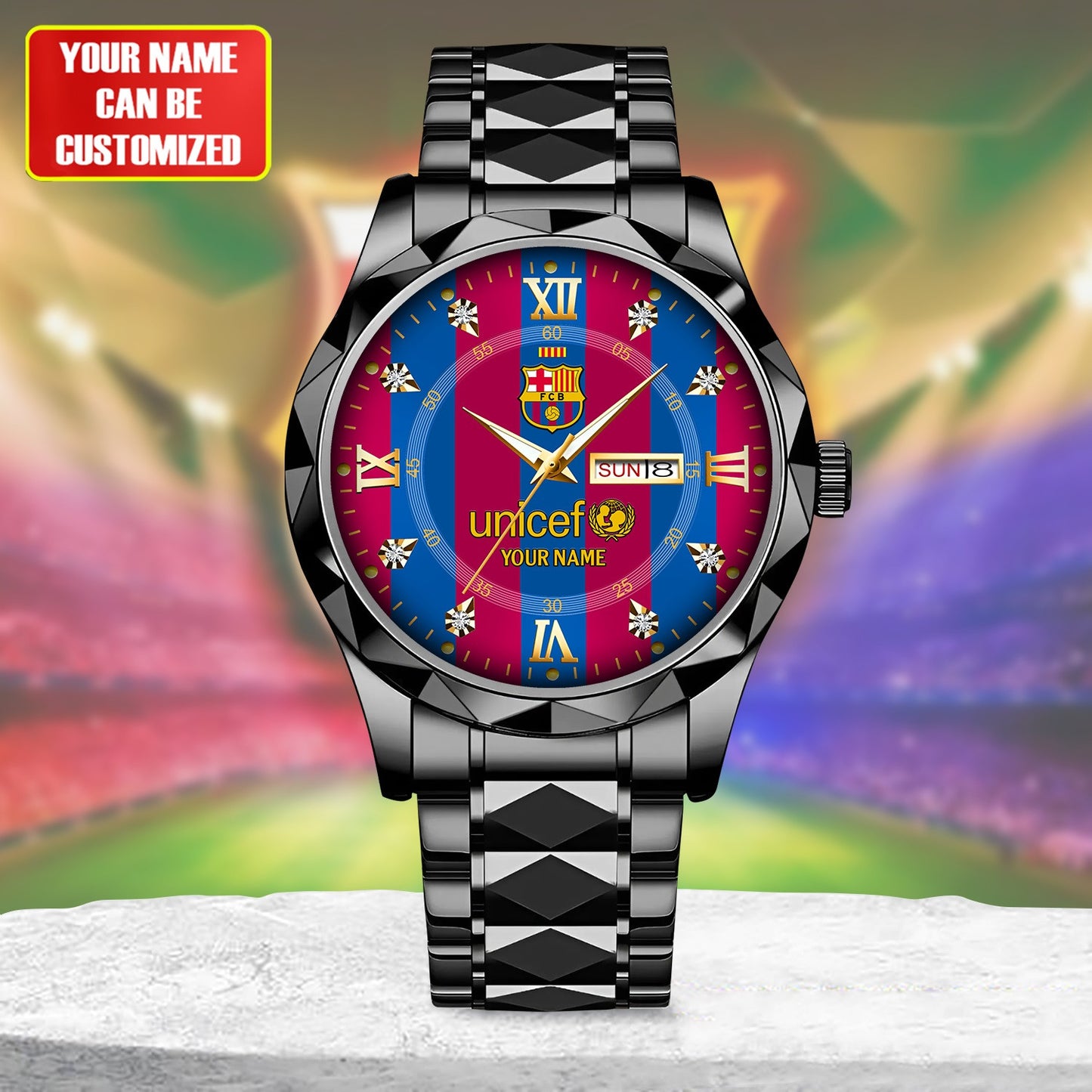 Personalized Barcelona FC 2010 Alloy Charley Watch