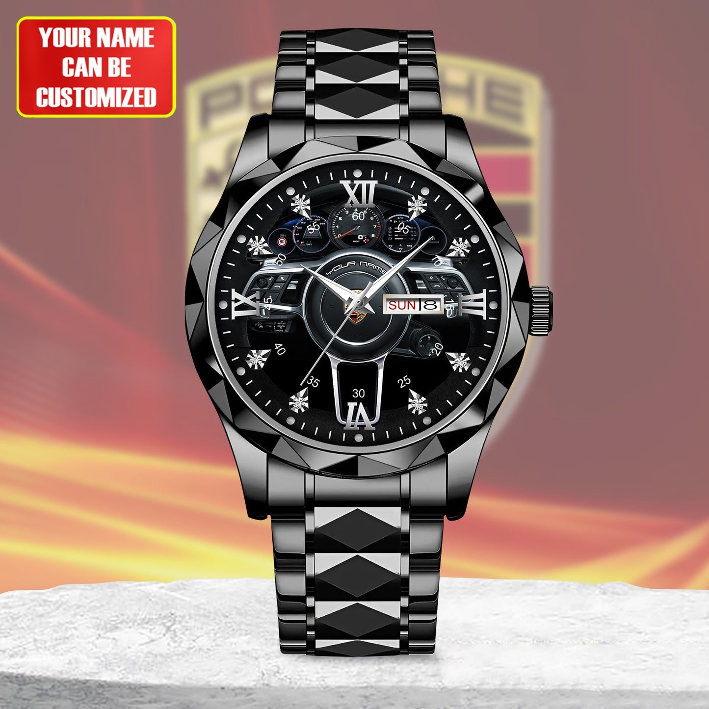 Personalized Pors Interior Luxury Alloy Charley Watch