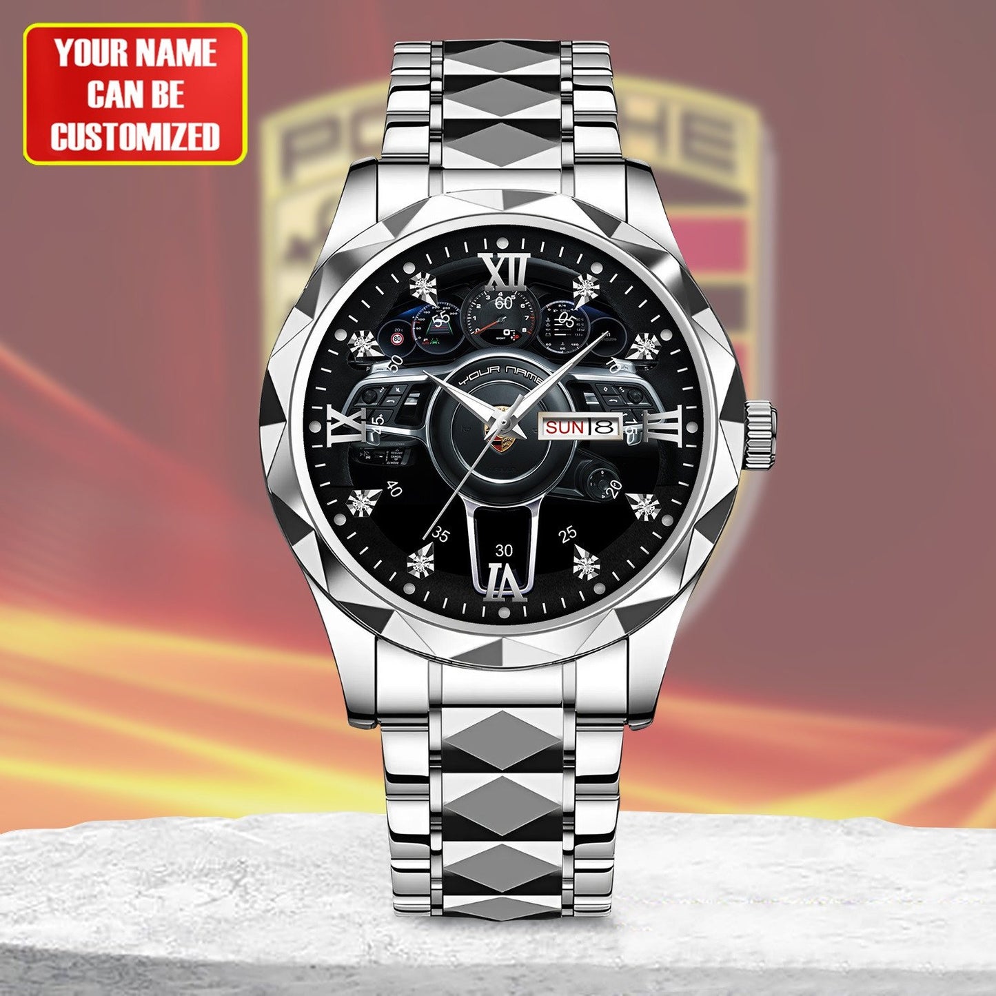 Personalized Pors Interior Luxury Alloy Charley Watch