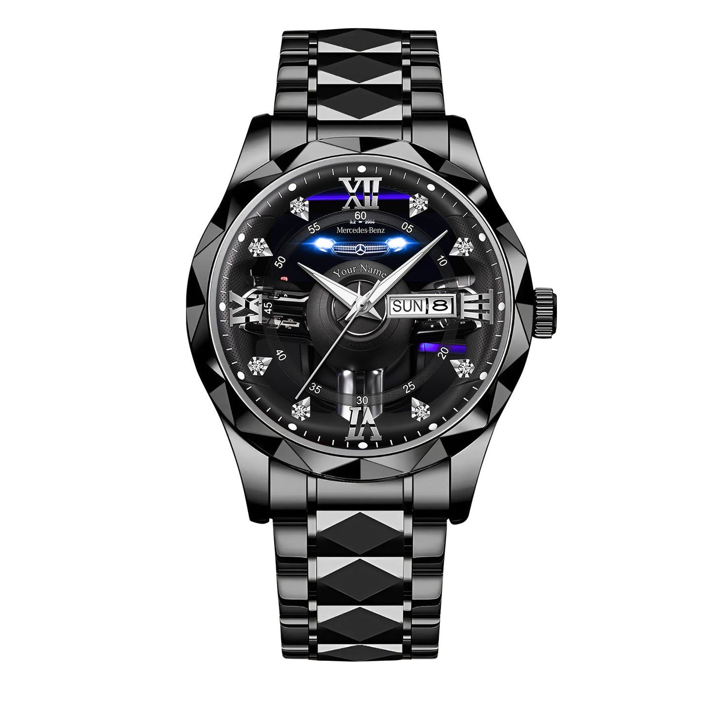 Personalized Merc Interior Luxury Alloy Charley Watch V2