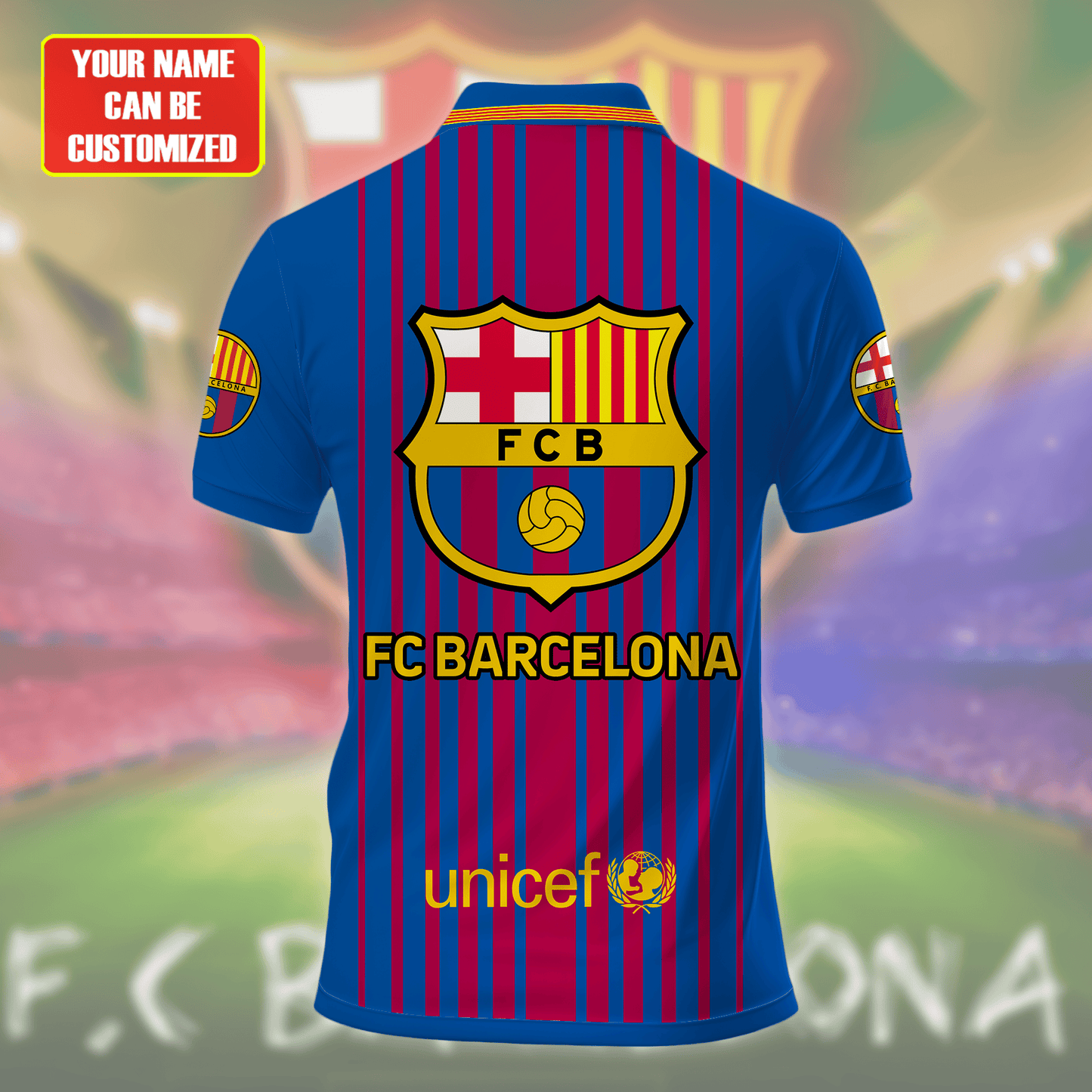 Personalized Barcelona FC 3D Full Printing Set , Barcelona FC Shirt , Barcelona Set , Zipper Polo, Hoodie , Short , Polo , hawaii V12
