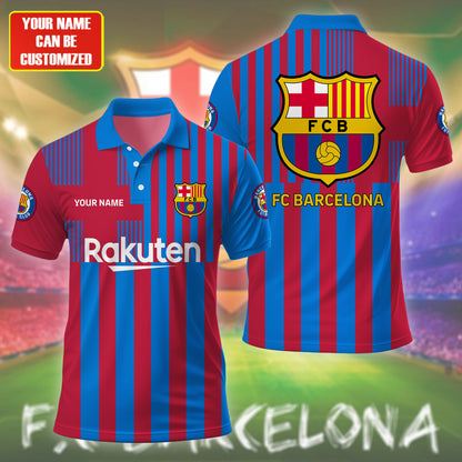 Personalized Barcelona FC 3D Full Printing Set , Barcelona FC Shirt , Barcelona Set , Zipper Polo, Hoodie , Short , Polo , hawaii V13