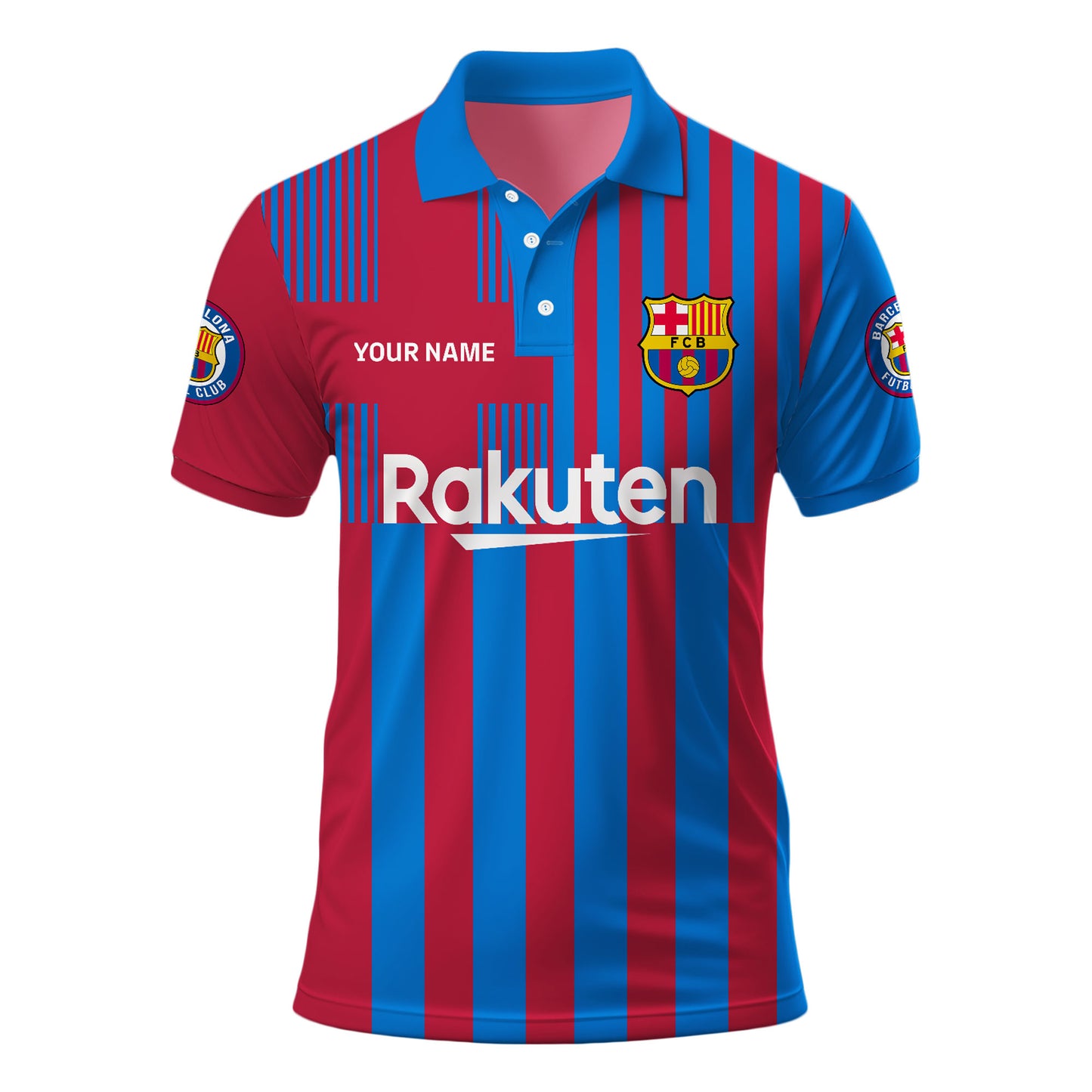 Personalized Barcelona FC 3D Full Printing Set , Barcelona FC Shirt , Barcelona Set , Zipper Polo, Hoodie , Short , Polo , hawaii V13