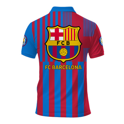 Personalized Barcelona FC 3D Full Printing Set , Barcelona FC Shirt , Barcelona Set , Zipper Polo, Hoodie , Short , Polo , hawaii V13