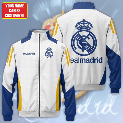 Personalized Real Zipper Stand Collar Jacket & Sweatpants Set V2