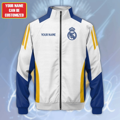 Personalized Real Zipper Stand Collar Jacket & Sweatpants Set V2