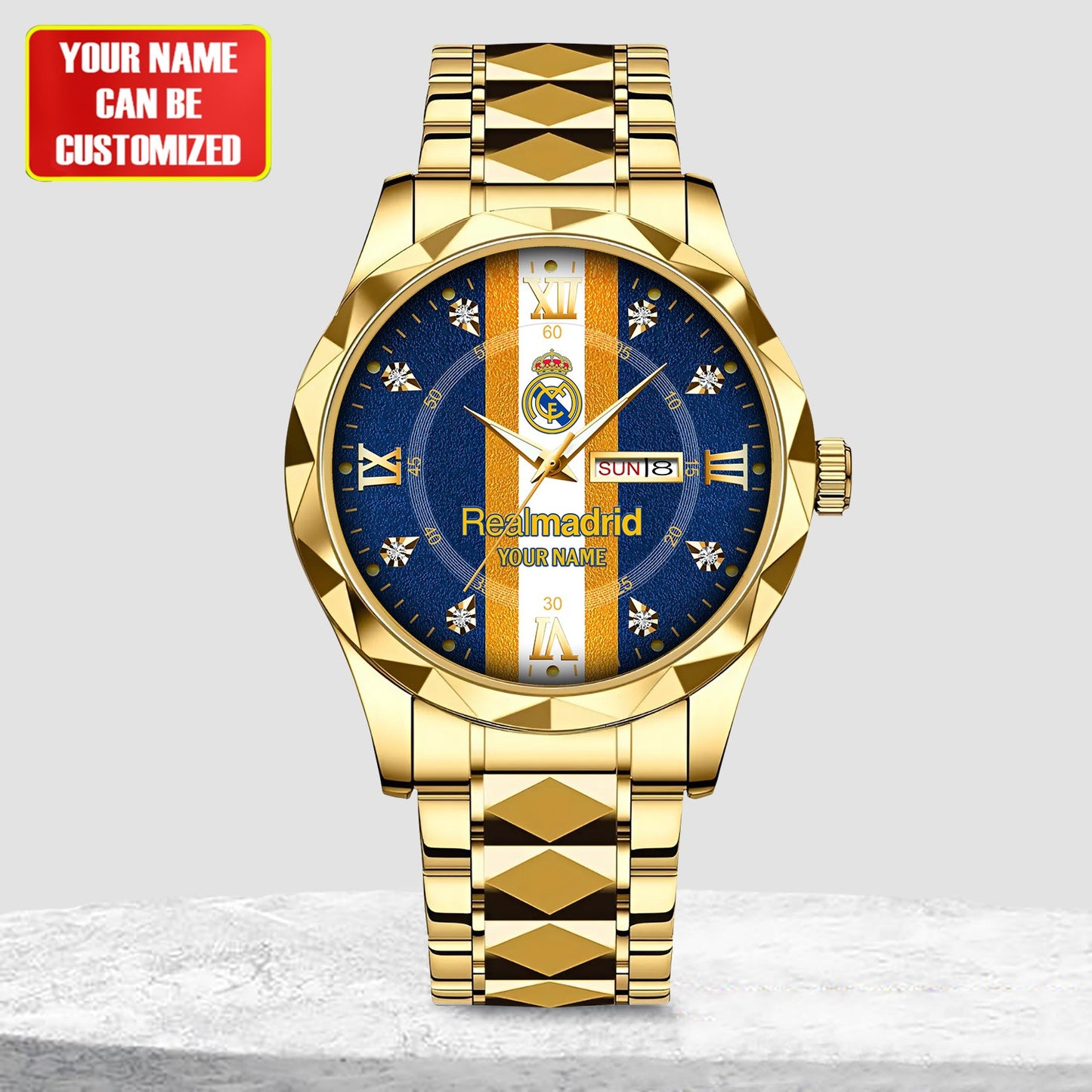Personalized Real Madrid Luxury Alloy Charley Watch V3