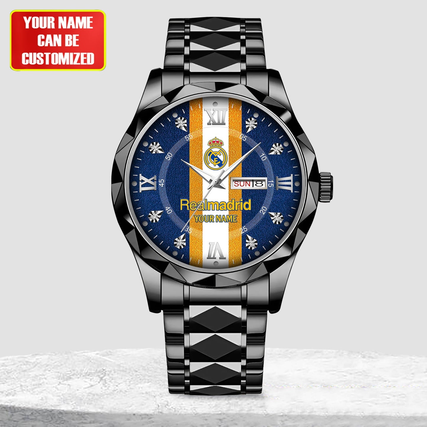 Personalized Real Madrid Luxury Alloy Charley Watch V3