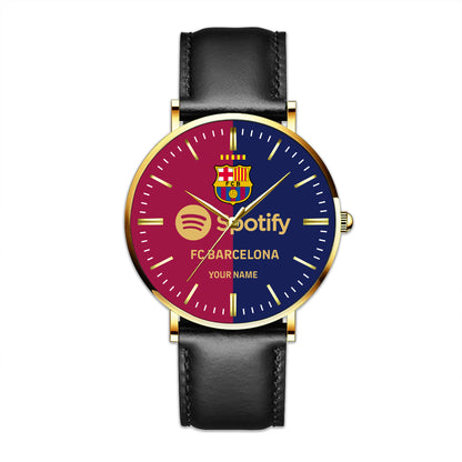 Personalized Barcelona Sport Leather Watch V2