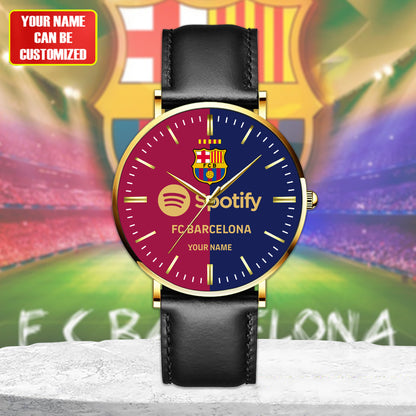 Personalized Barcelona Sport Leather Watch V2
