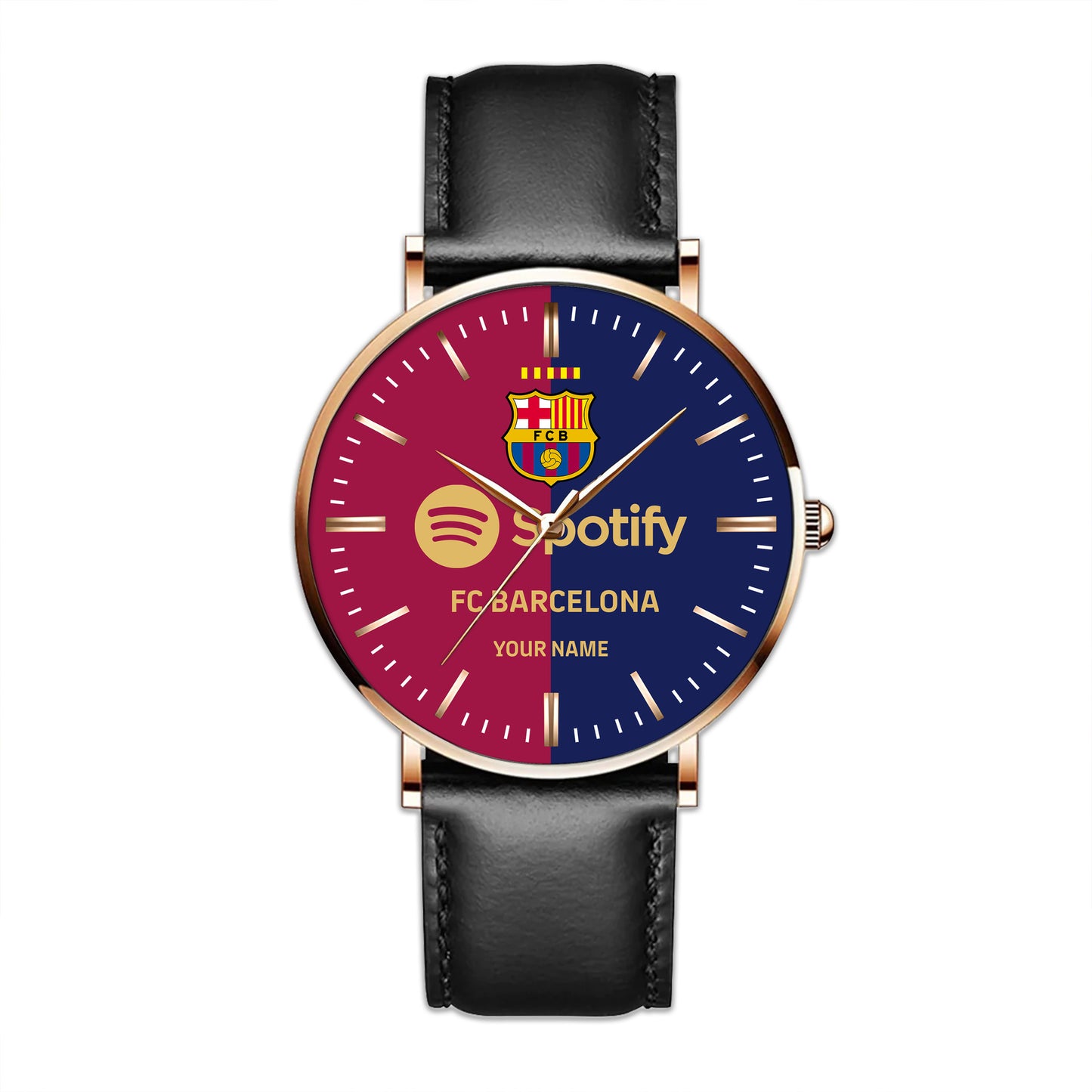 Personalized Barcelona Sport Leather Watch V2