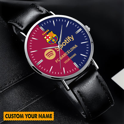 Personalized Barcelona Sport Leather Watch V2