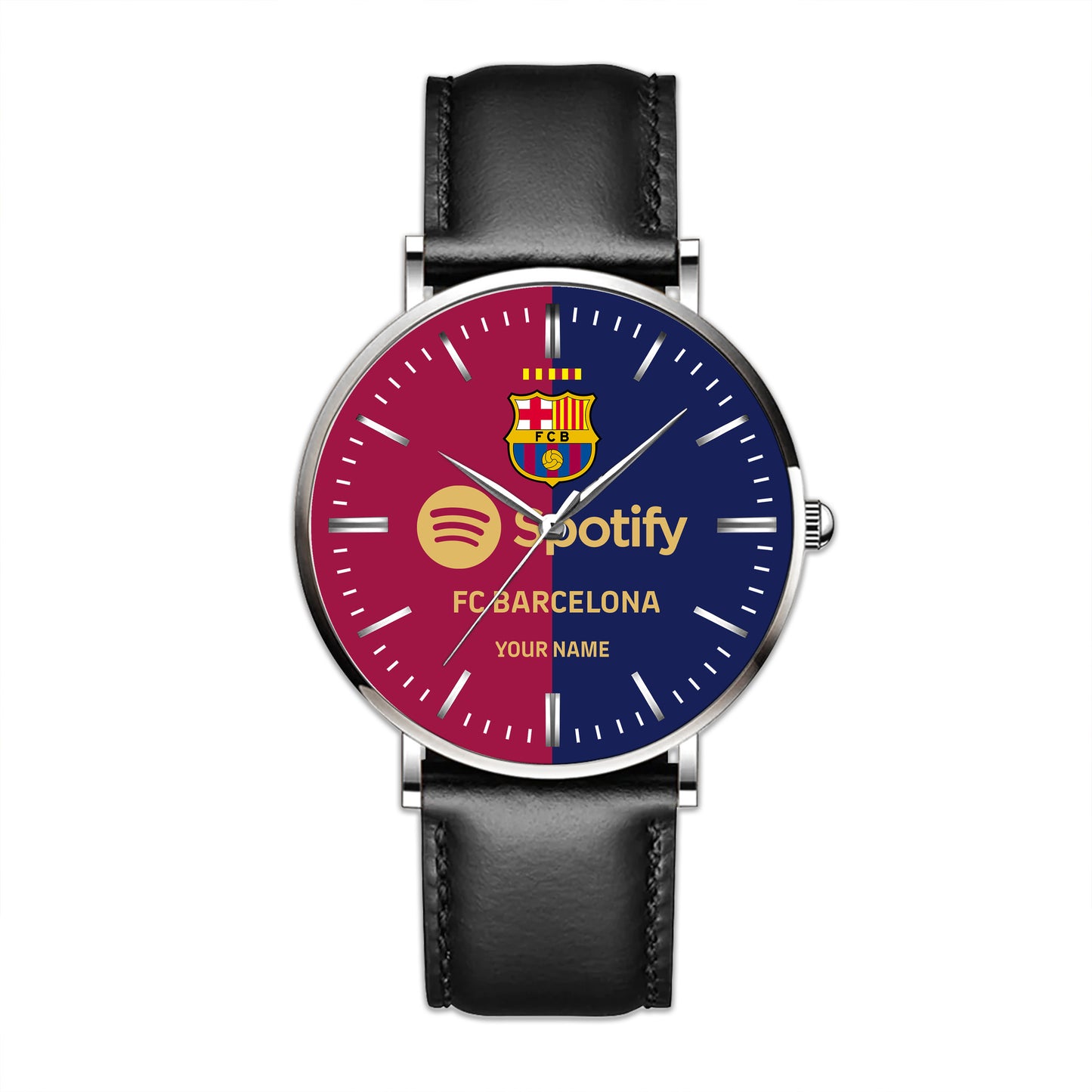 Personalized Barcelona Sport Leather Watch V2