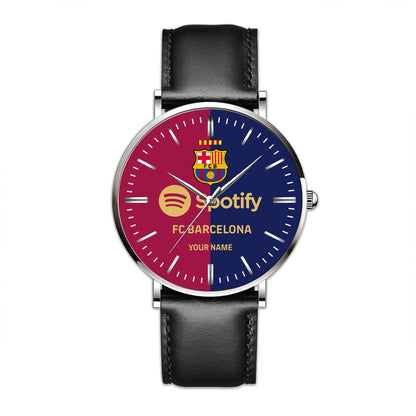 Personalized Barcelona Sport Leather Watch V2