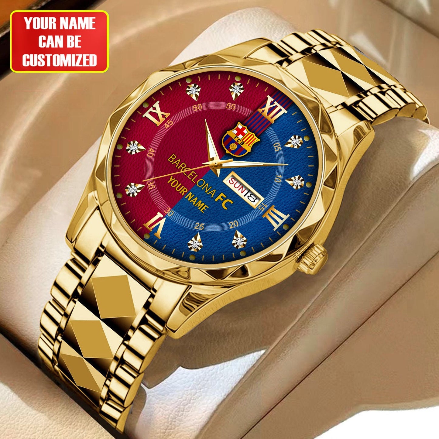 Personalized Barcelona FC Alloy Charley Watch V6