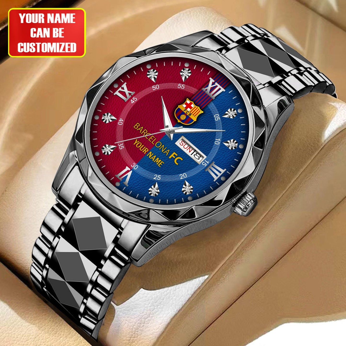 Personalized Barcelona FC Alloy Charley Watch V6
