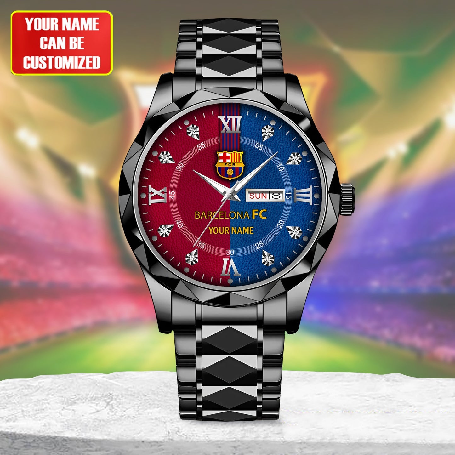 Personalized Barcelona FC Alloy Charley Watch V6