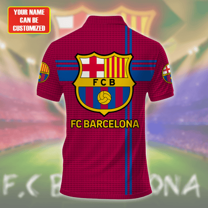 Personalized Barcelona FC 3D Full Printing Set , Barcelona FC Shirt , Barcelona Set , Zipper Polo, Hoodie , Short , Polo , hawaii V14