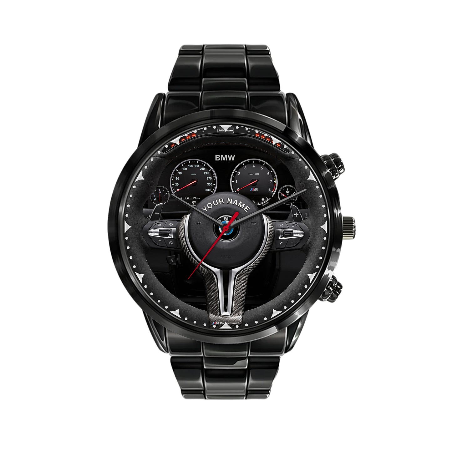 Personalized BW Luxury Stainless Steel Watch