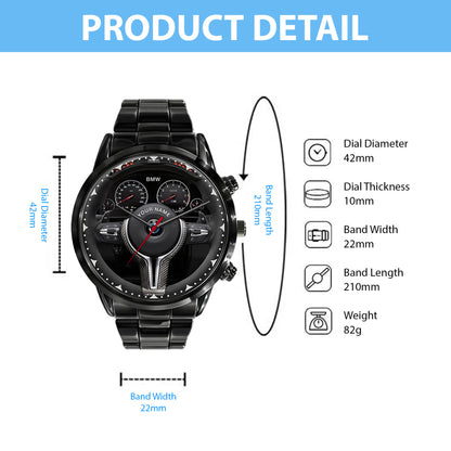Personalized BW Luxury Stainless Steel Watch