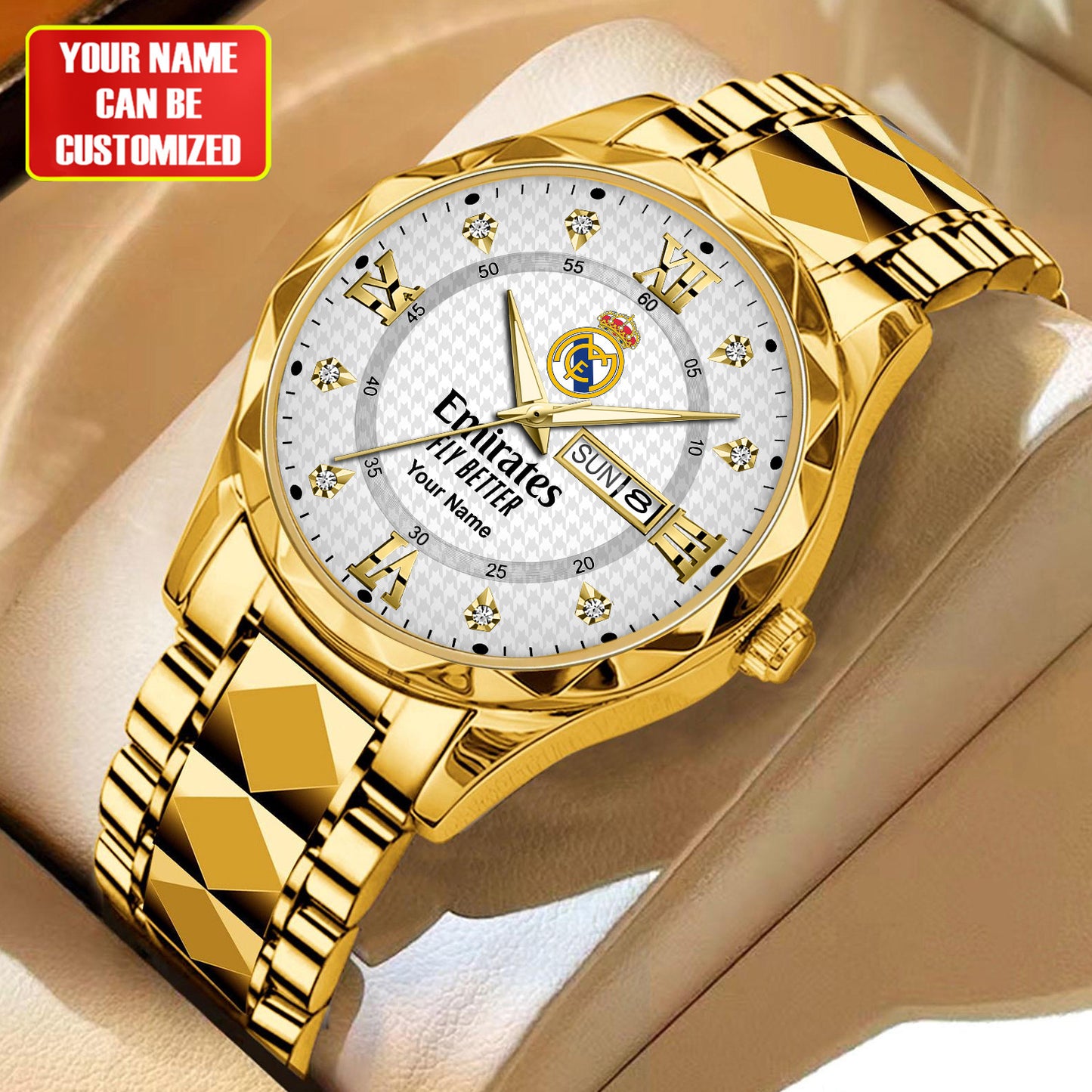 Personalized Real Madrid Luxury Alloy Charley Watch V4