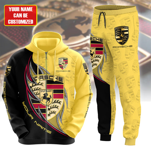 Personalized Pors Q7 3D All over Printed Hoodie and Sweatpants set