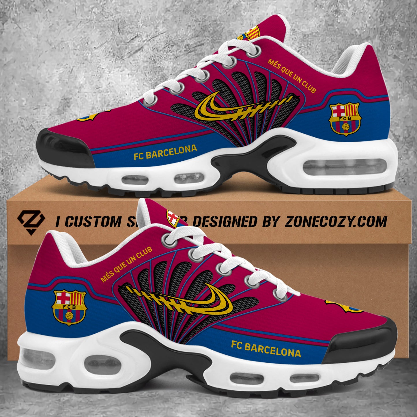 Personalized Barcelona Air Cushion Sneaker V19