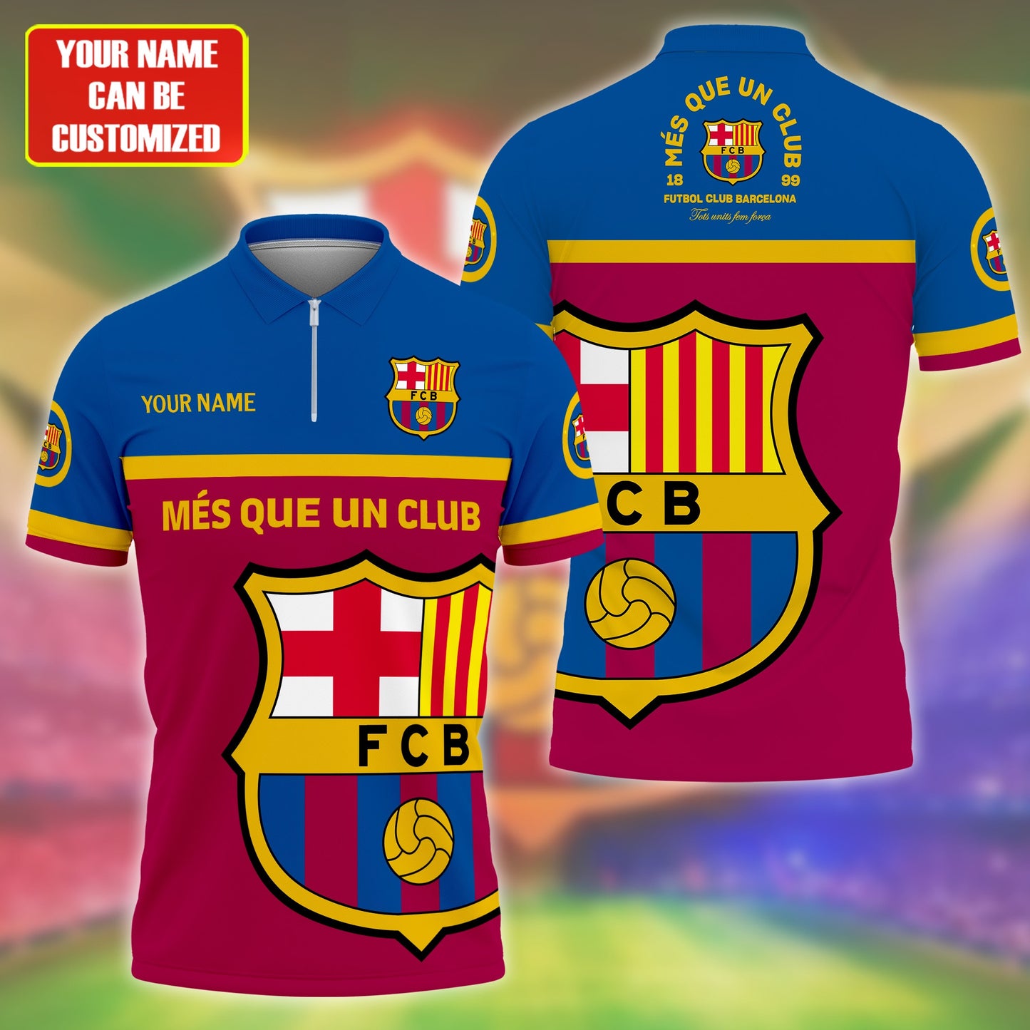 Personalized Barcelona 3D Full Printing Set , Barcelona Shirt , Hoodie , Short , Polo ,hawaii V39