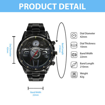 Pors Cockpit Luxury Stainless Steel Watch V2