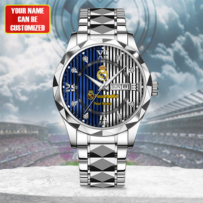 Personalized Real Madrid Sport Alloy Charley Watch