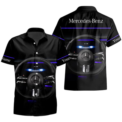 Personalized Merc Cockpit Hawaii Shirt Beach Short