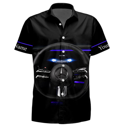 Personalized Merc Cockpit Hawaii Shirt Beach Short