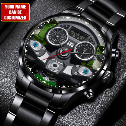 Personalized Kw Motor Cockpit Luxury Stainless Steel Watch