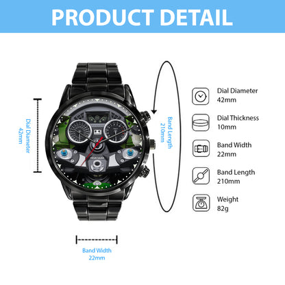 Personalized Kw Motor Cockpit Luxury Stainless Steel Watch