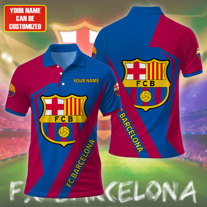 Personalized Barcelona FC 3D Full Printing Set , Barcelona FC Shirt , Barcelona Set , Zipper Polo, Hoodie , Short , Polo , hawaii V16