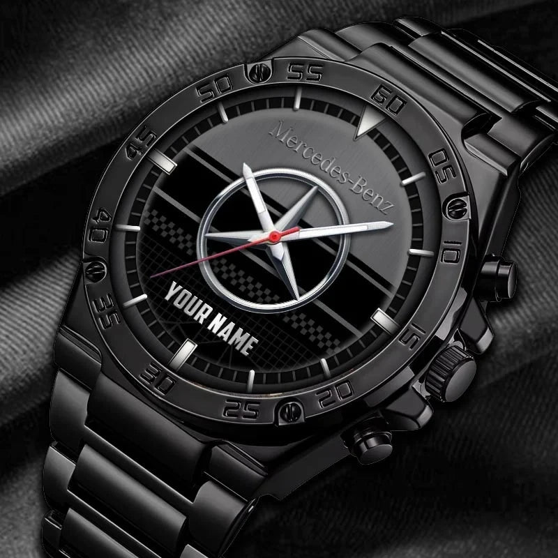 Personalized Merc Sport Luxury Dial Steel Watch