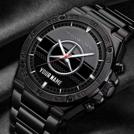 Personalized Merc Sport Luxury Dial Steel Watch