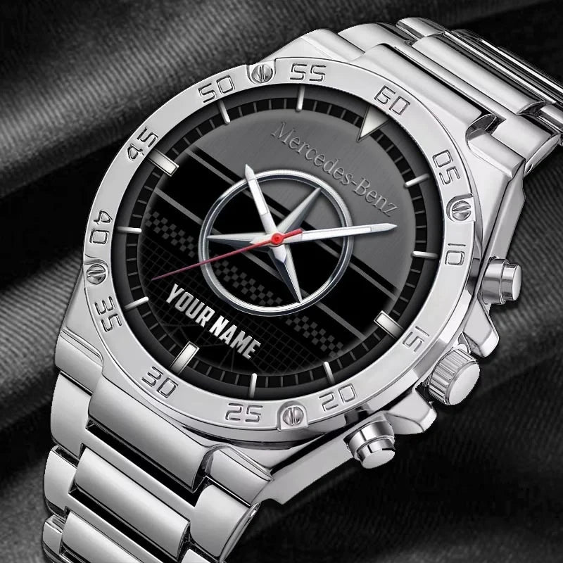 Personalized Merc Sport Luxury Dial Steel Watch