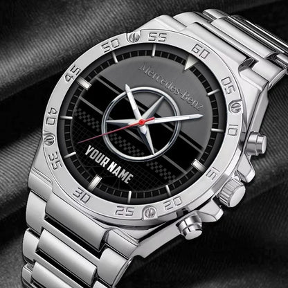 Personalized Merc Sport Luxury Dial Steel Watch
