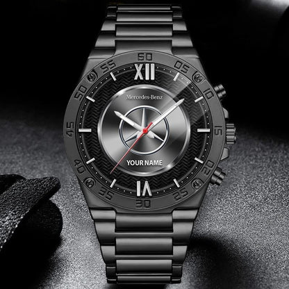 Personalized Merc Sport Luxury Dial Steel Watch V2