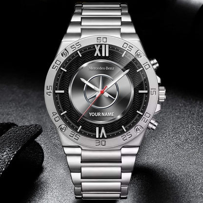 Personalized Merc Sport Luxury Dial Steel Watch V2