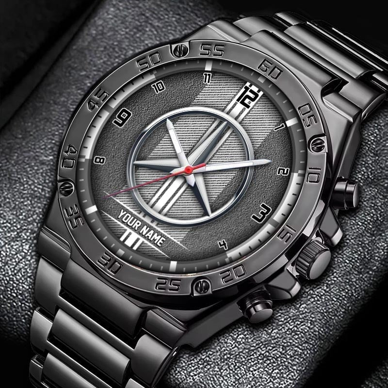Personalized Merc Sport Luxury Dial Steel Watch V4