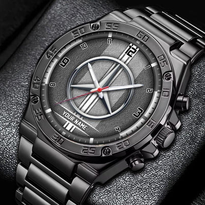 Personalized Merc Sport Luxury Dial Steel Watch V4