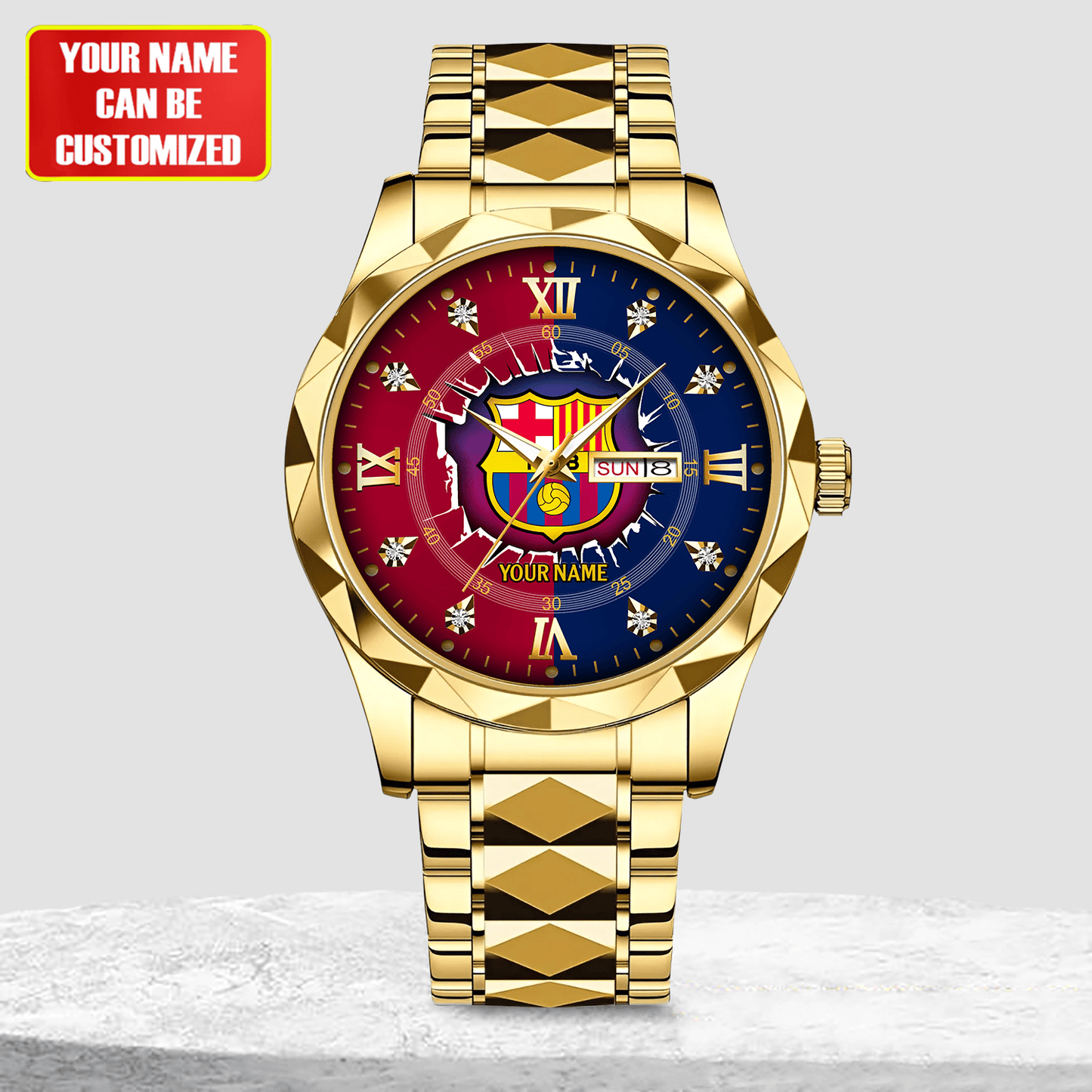 Personalized Barcelona FC Alloy Charley Watch V4