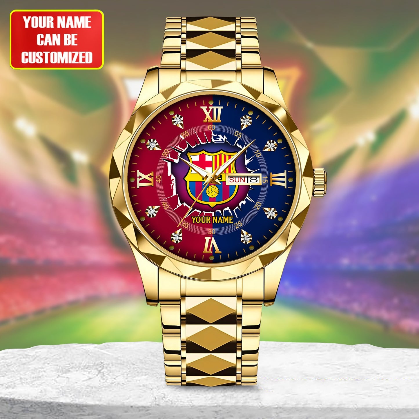 Personalized Barcelona FC Alloy Charley Watch V4