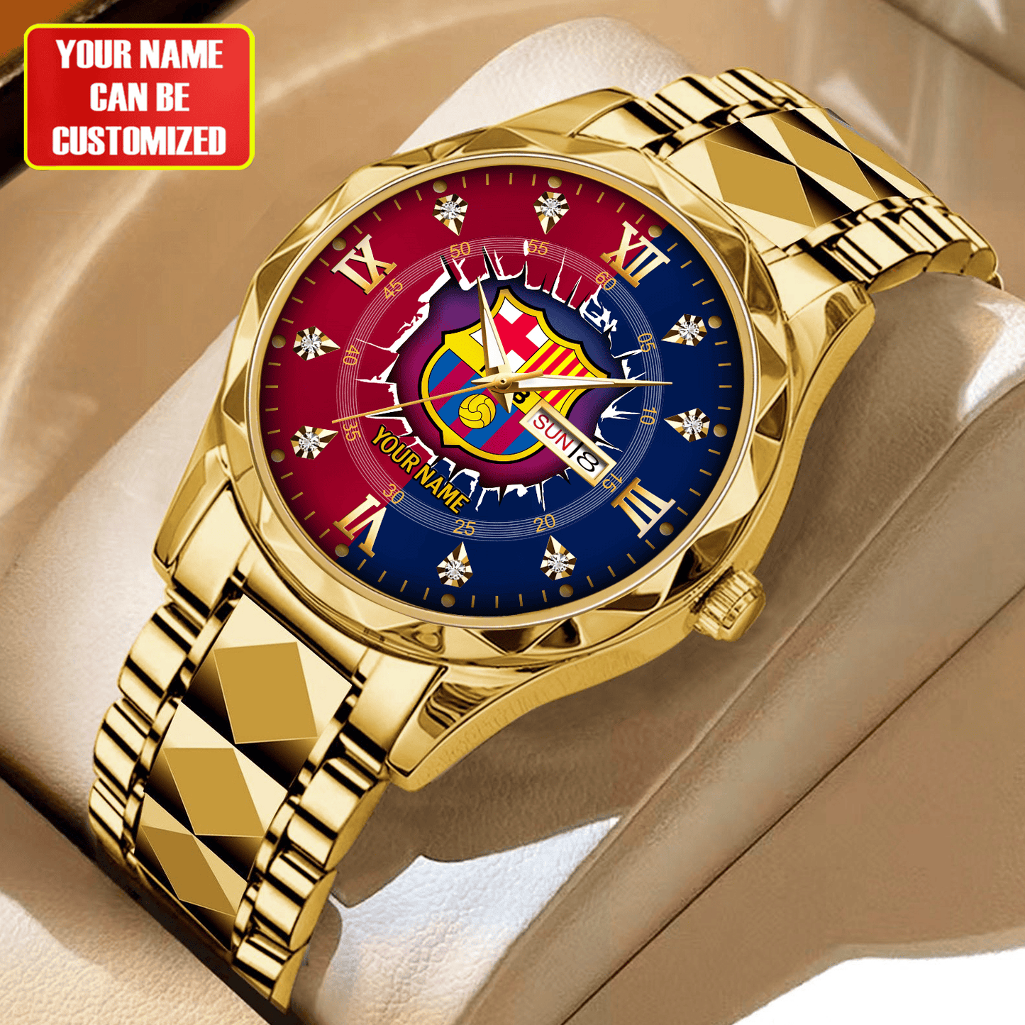 Personalized Barcelona FC Alloy Charley Watch V4